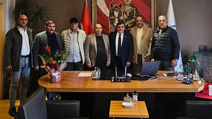 Bodrum Vanlılar Derneği'nden Belediye Başkanı Vekili Hüseyin Sağkal'a ziyaret